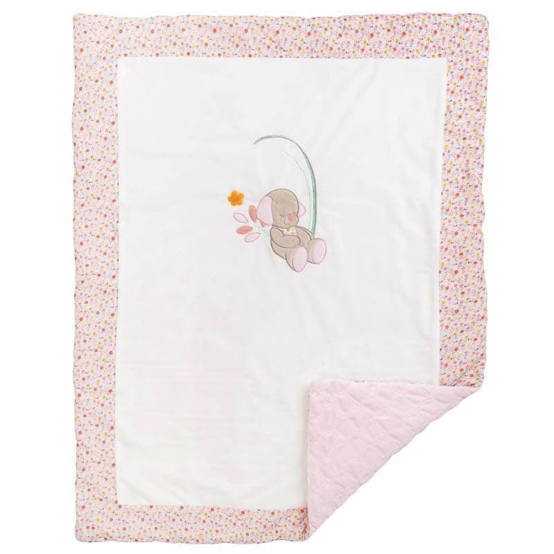 Couverture 75 X 100 Cm Iris et Lali, iris&lali nattou rose 75x100cm per — vue 2 sur 2