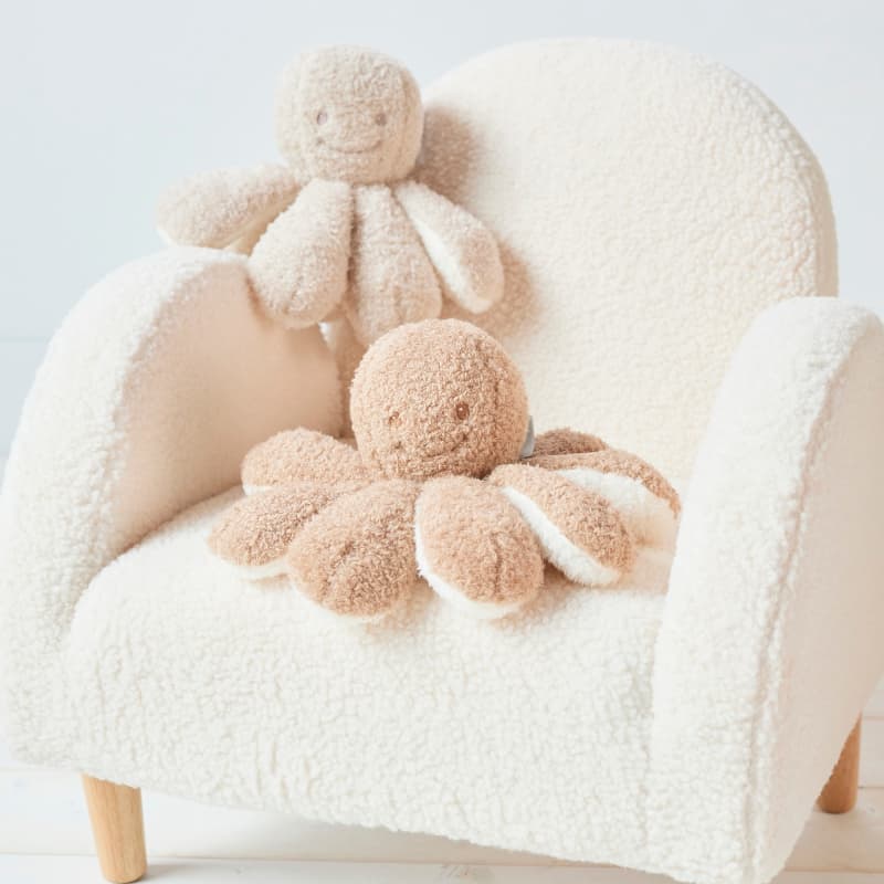 Pieuvre d'Activite, caramel 28cm teddy bouclette nattou 25/03 — vue 2 sur 2