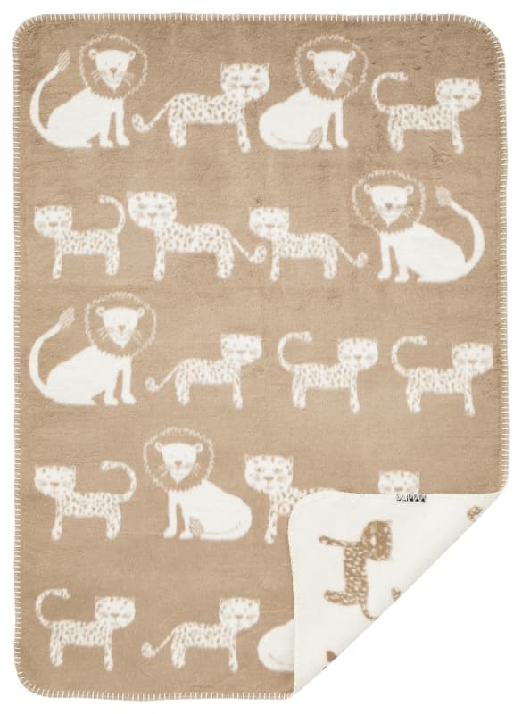 Couverture 75x100cm, panda - lion & leopard little band multicolore 75x100cm 2022 — vue 3 sur 3