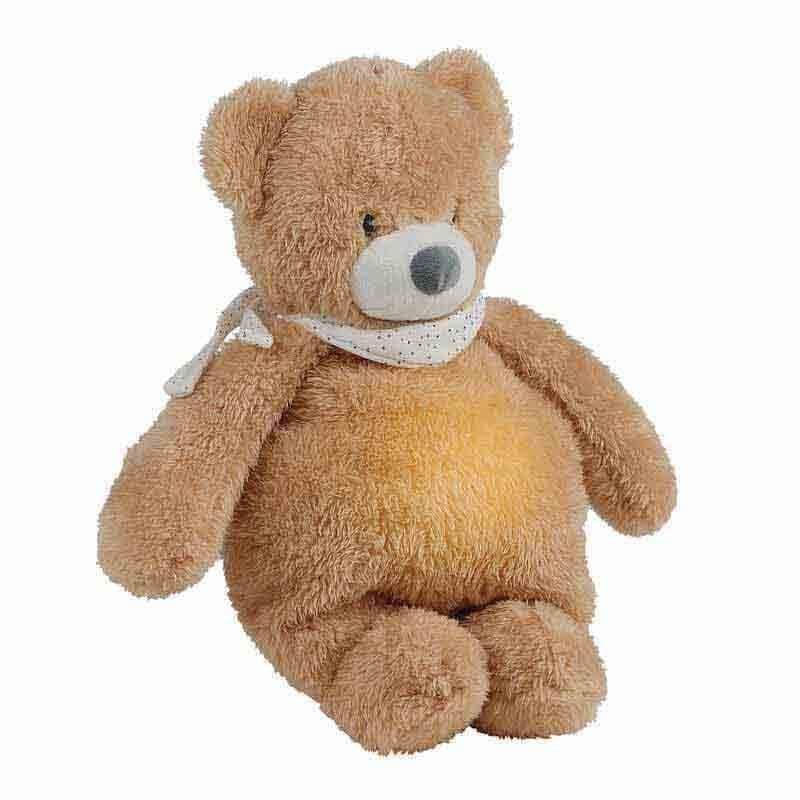 Sleepy Veilleuse Peluche Ours Brun Clair, veilleuse e-22 — vue 1 sur 2