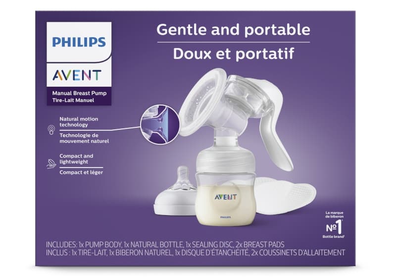 Scf430/10 Tire-lait Manuel Natural, philips avent 9 x 19,7 x 15,7 — vue 3 sur 6