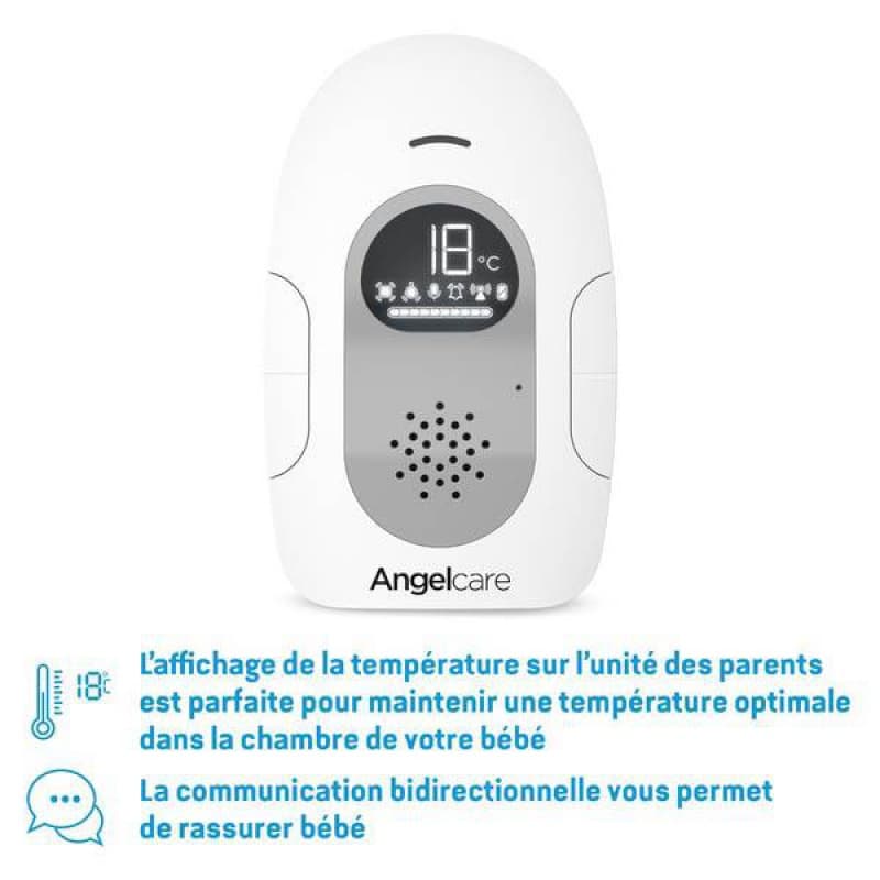 Babyphone avec Detecteur de Mouvements sans Fil, angelcare blanc nc — vue 2 sur 3