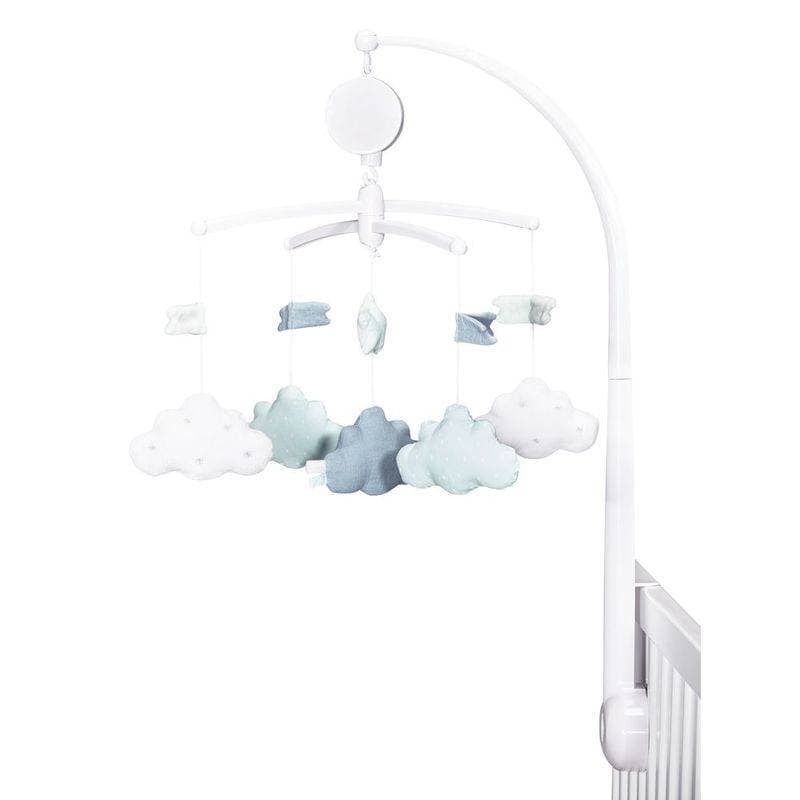 Mobile Musical Mint Lily Mint, lily mint sauthon baby deco mint - blanc - vert li — vue 1 sur 2