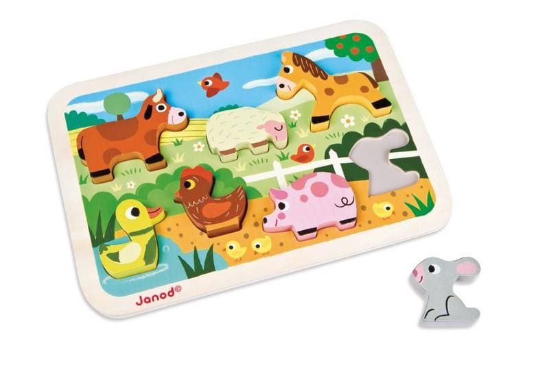 Chunky Puzzle Ferme, puzzles janod 2022