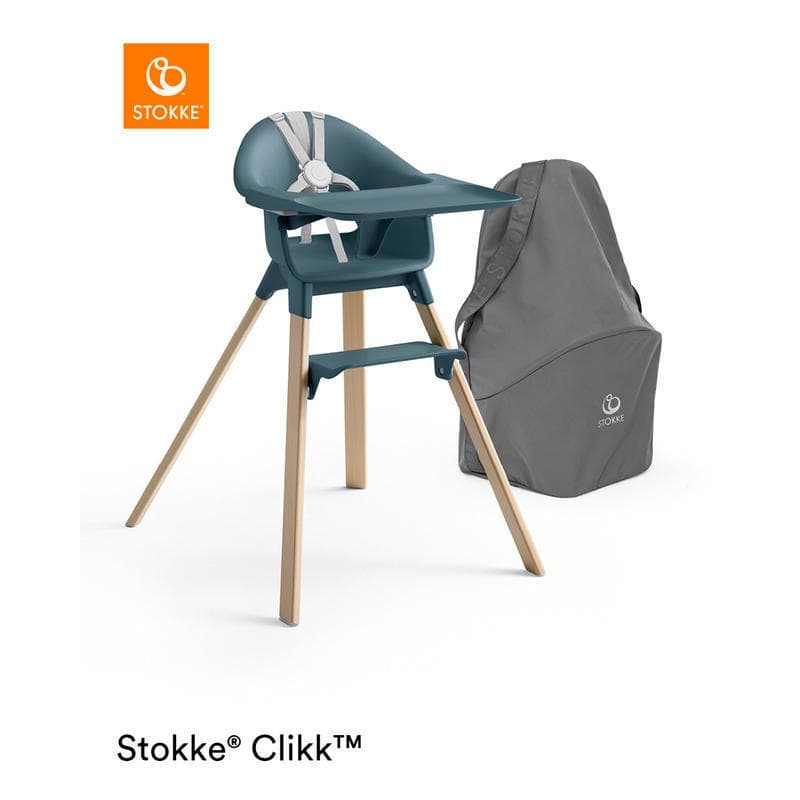 Chaise Haute Clikk, fjord blue stokke 2023 — vue 2 sur 5