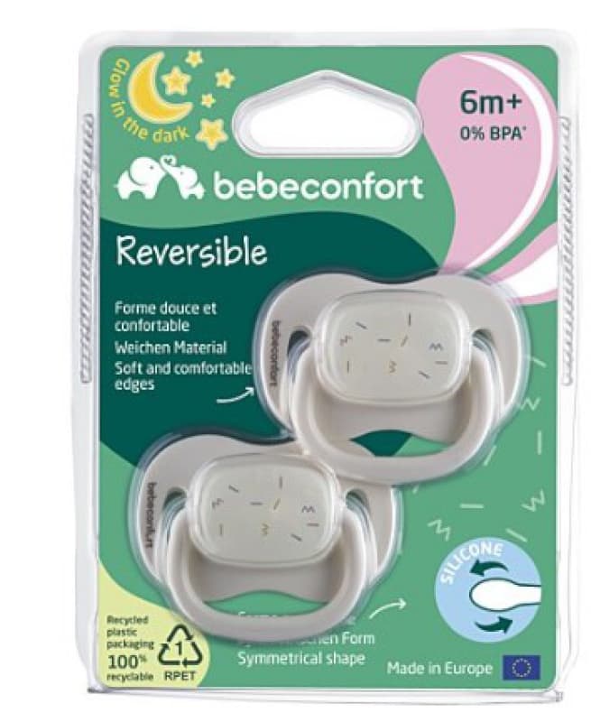 Sucette Reversible Sand Silicone 6+, bebeconfort