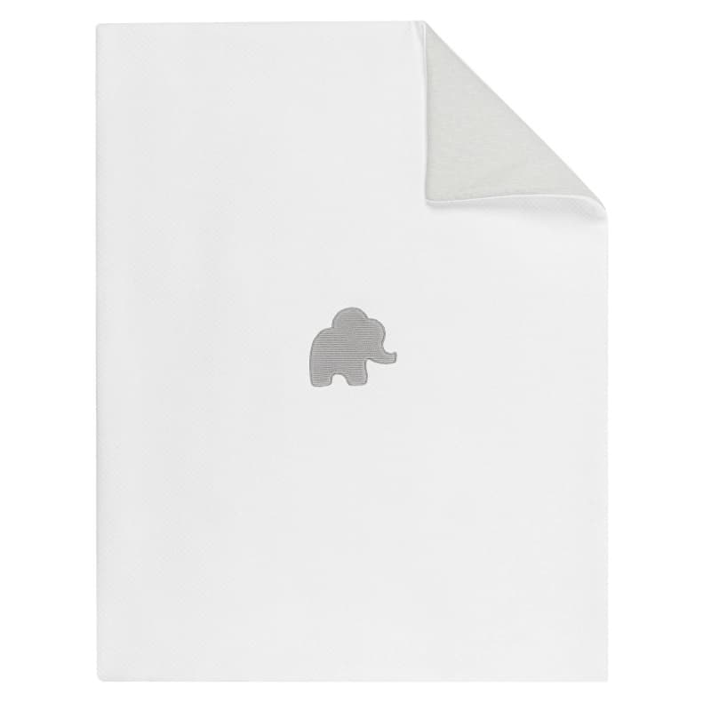 Couverture 100x75 Cm Tembo, tembo nattou blanc 75x100cm per