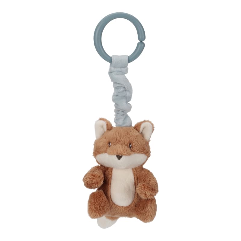 Peluche Vibrante Renard, marron bleu beige forest friends little dutch — vue 1 sur 4