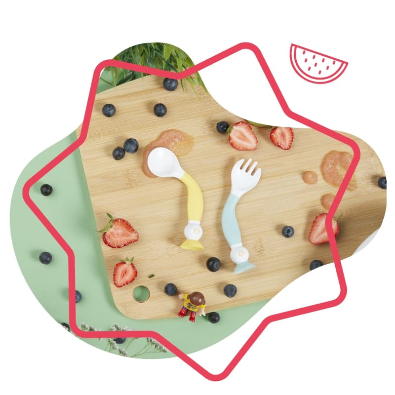 Couverts d'Apprentissages Flexibles, babymoov france multicolore — vue 2 sur 5