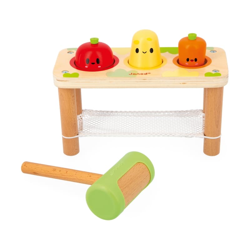 Ferme - Tap Tap Legumes, jouets d'eveil janod multicolore 20,4 x 8,8 x 9 collection 2024 — vue 4 sur 5