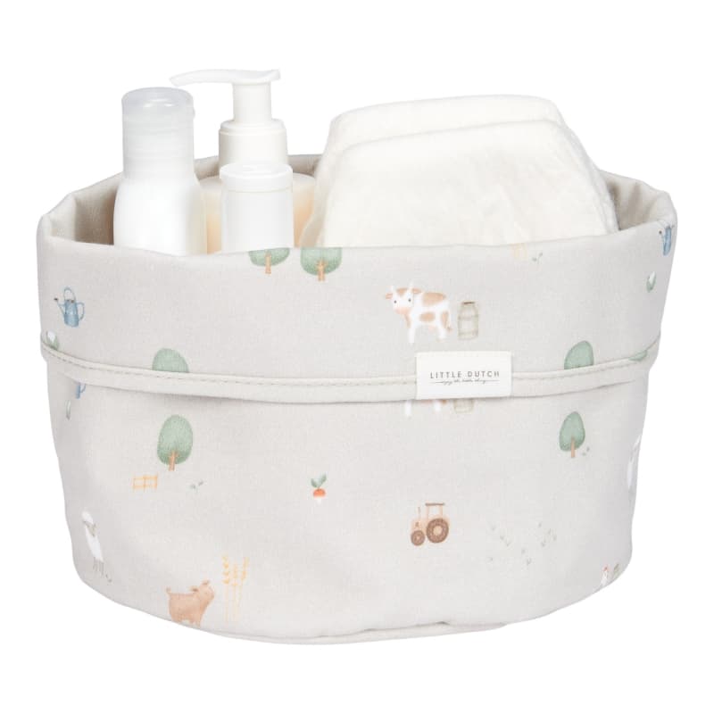 Panier Commode Rond, 0m+ little farm little dutch 05-24 — vue 1 sur 2