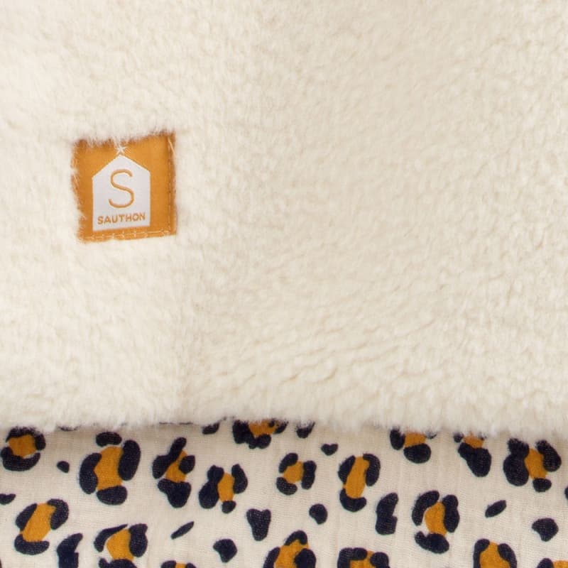 Poncho Chaud, leopard sauthon baby deco 25/09 — vue 4 sur 4