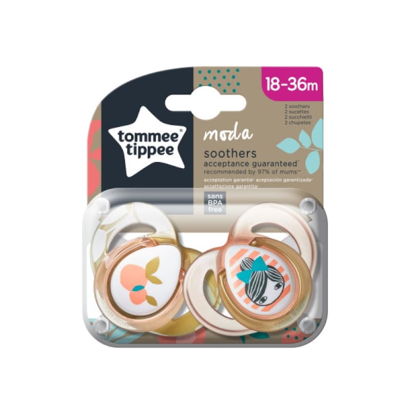 Sucette Fun 18m+ Fille X2, tommee tippee