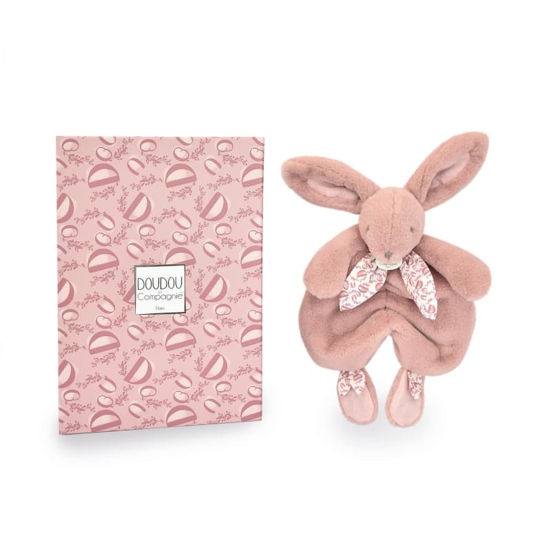 Lapin Doudou Doudou, rose 29cm doudou sensoriel doudou et compagnie a-24 h-24 — vue 3 sur 3