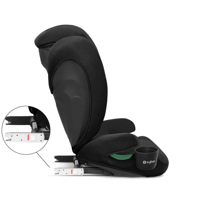 Siege-auto Solution B I-fix, volcano black gr 2/3 silver cybex 07-24 — vue 1 sur 5