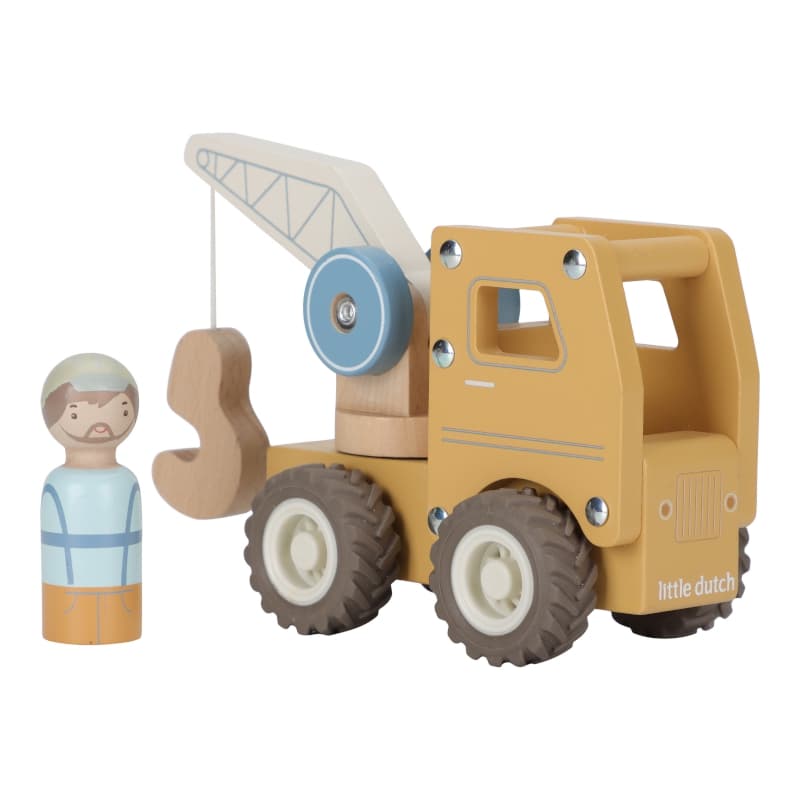 Camion Grue en Bois Fsc, little dutch — vue 2 sur 6