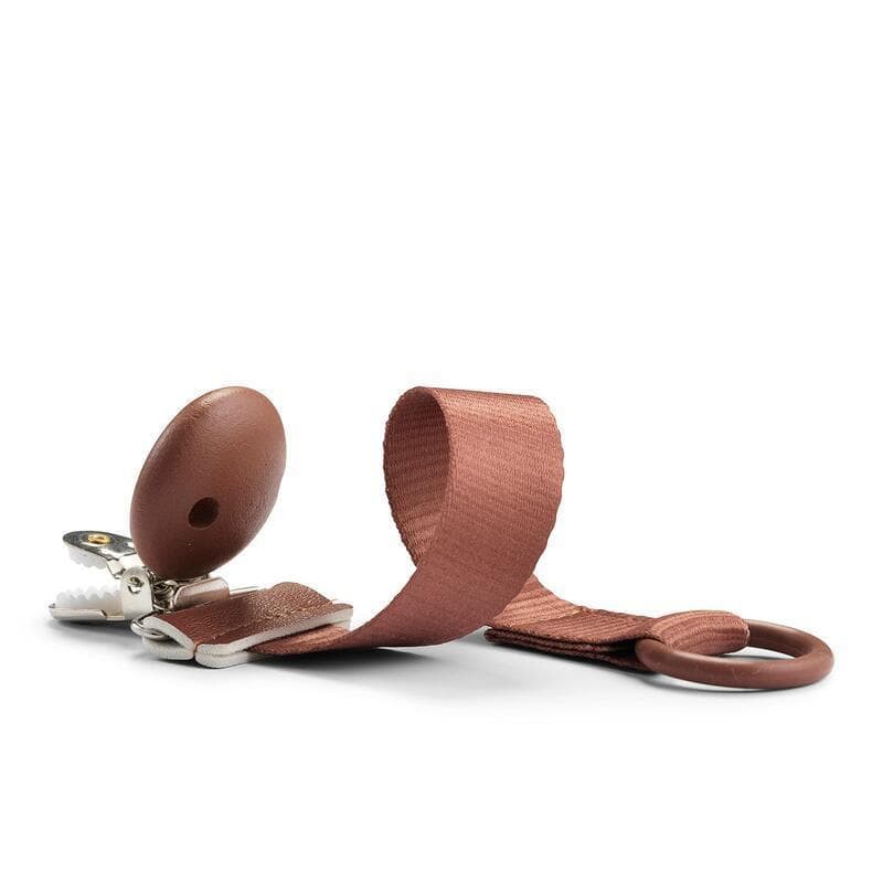 Attache-tetine en Bois - Burned Clay, elodie rust tu
