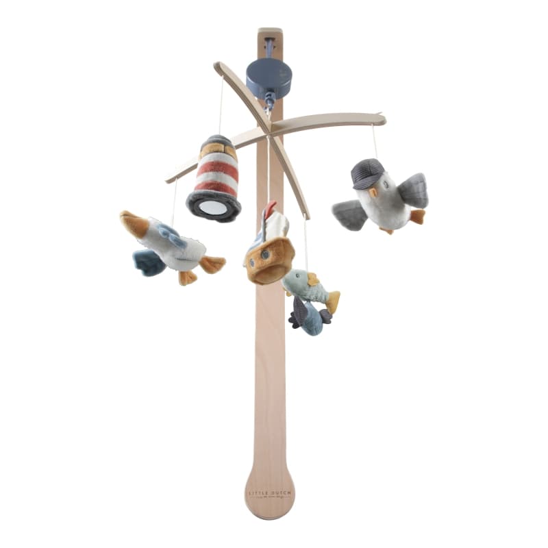 Mobile Musical Sailors Bay, sailors bay little dutch bleu — vue 3 sur 3
