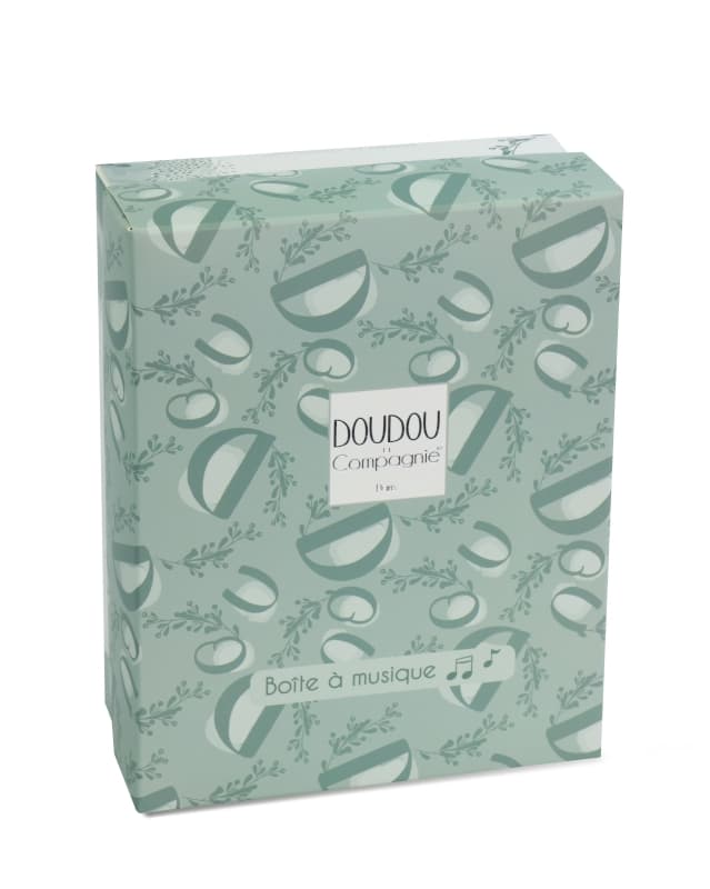 Boite a Musique, vert 20cm doudou et compagnie — vue 8 sur 8