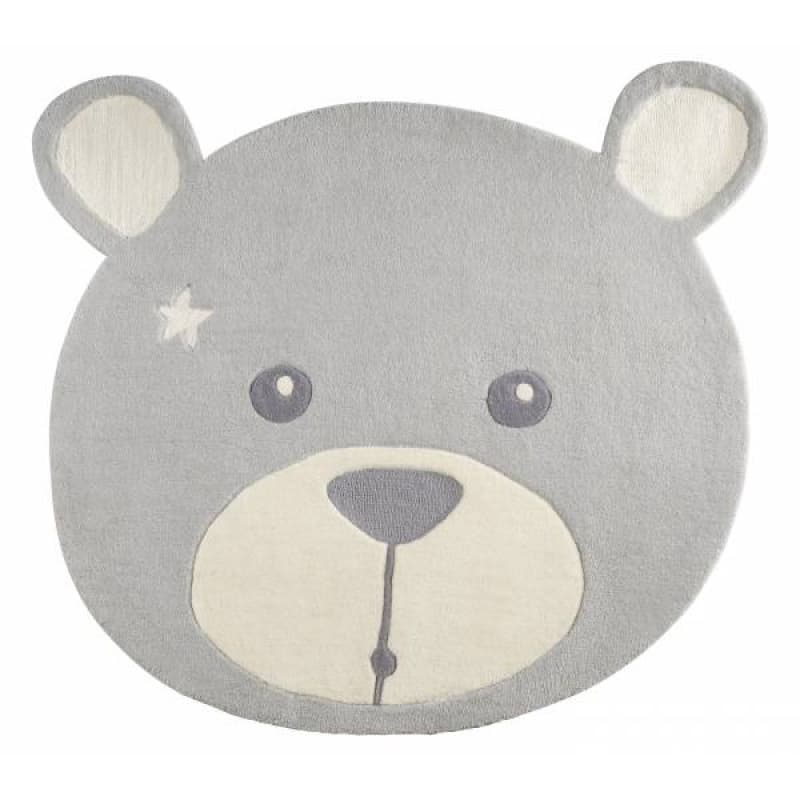 Tapis de Chambre Celeste, celeste sauthon babydeco blanc/gris 106 x 115 cm p