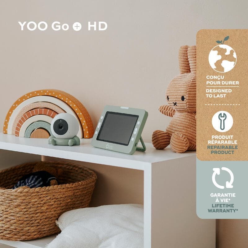 Camera Additionnelle Yoo Go+ Hd, vert blanc babymoov — vue 1 sur 4