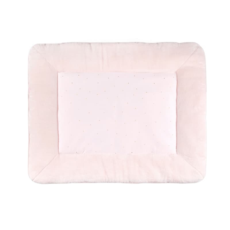 Tapis de Parc et Jeu Tapis de Parc 75x95cm Motif Pois Dore Pady Jersey + Jersey, bemini motif pois doré 48dolly