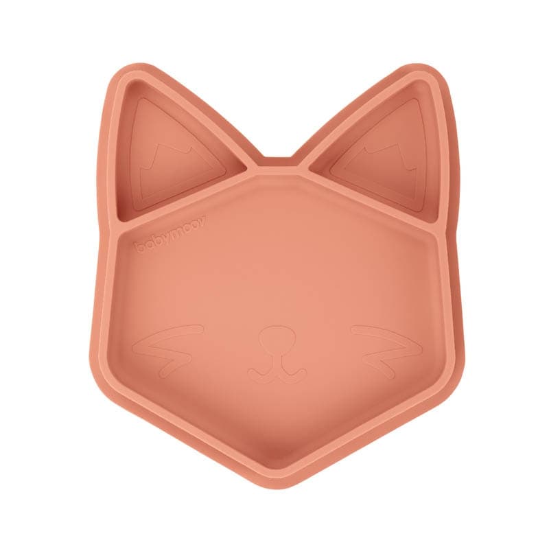 Assiette Isy Renard en Silicone, babymoov