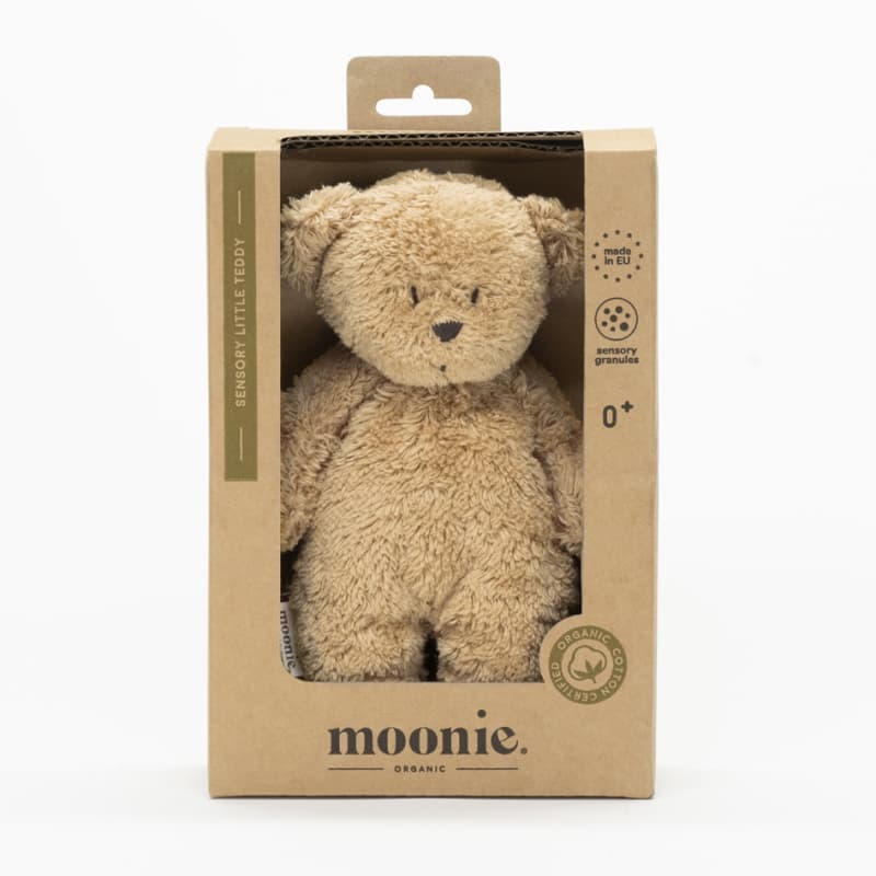 Moonie Petit Ours Sensoriel Bio, cappuccino moonie — vue 2 sur 5