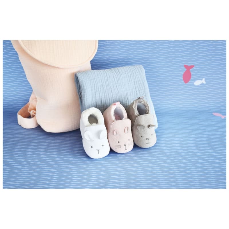 Chaussons Bebe Gris, accessoires dc gris 0-6 mois 2021 — vue 5 sur 5