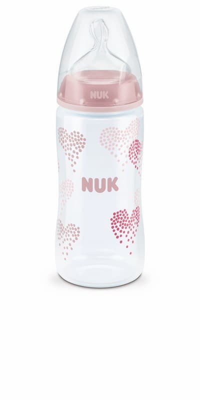 Biberon Fc+ 300ml Silicone 0-6m M Fille - a Ecoulement des Stocks, biberons et accessoires nuk rose 0-6 mois per