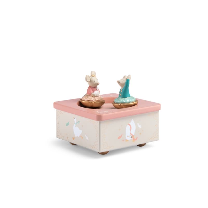 Boite a Musique la Petite Ecole de Danse, la petite école de danse moulin roty rose 12x12x0 p-e-a-h 2024 — vue 3 sur 5