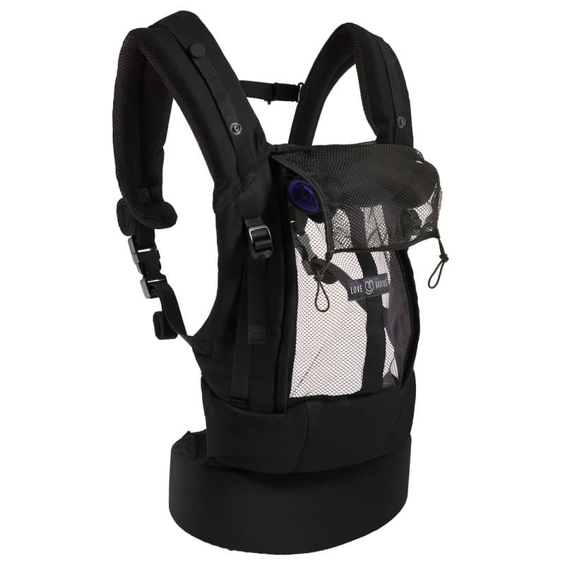 Porte-bebe Physiocarrier, portage love radius par jpmbb noir poche iris per — vue 1 sur 5