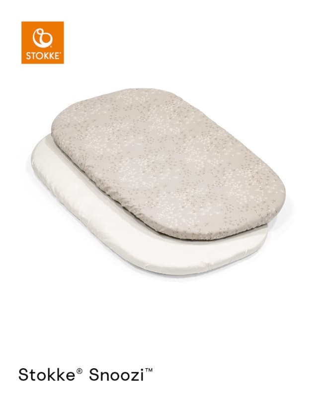 Snoozi Draps-housses Ocs X2, vanille stokke 06-24 — vue 1 sur 5