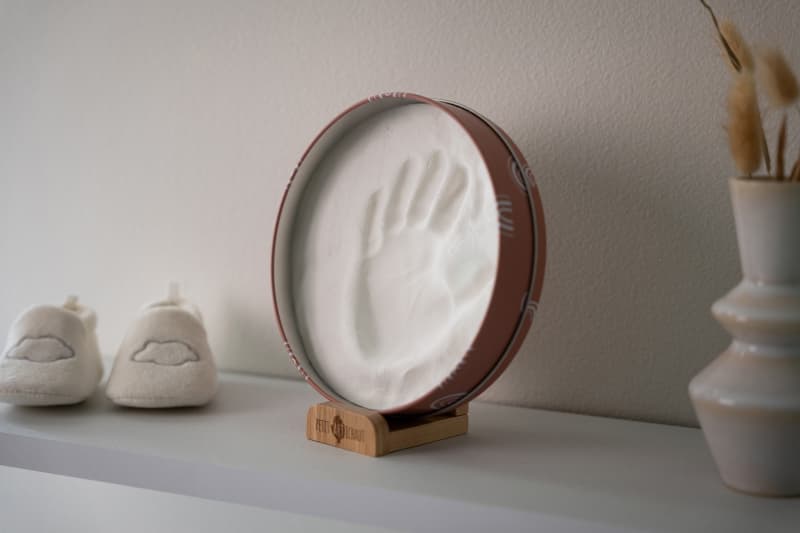 Baby Box Ronde - Rainbow, blanc terracotta baby box petit artichaut — vue 1 sur 5