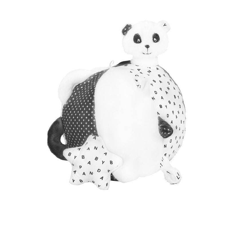 Balle D18cm Chao Chao, chao chao sauthon baby deco gris fonce - blanc - n — vue 2 sur 2