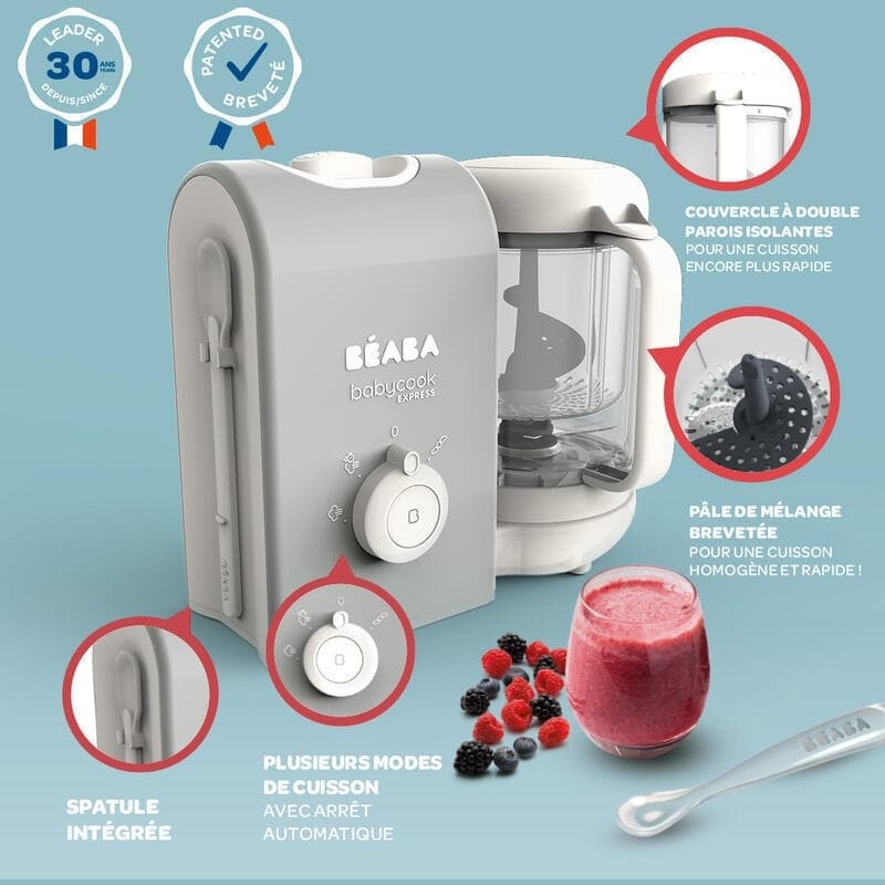 Babycook Express, gris velours beaba — vue 5 sur 5