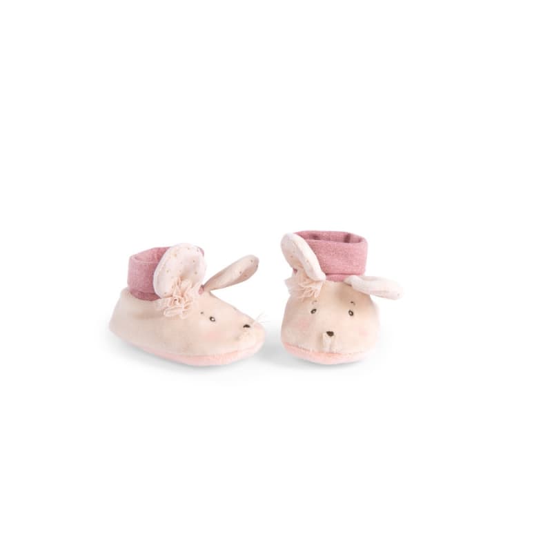 Chaussons Souris la Petite Ecole de Danse, la petite école de danse moulin roty rose/crème 11x0x0 p-e-a-h 2024 — vue 4 sur 5