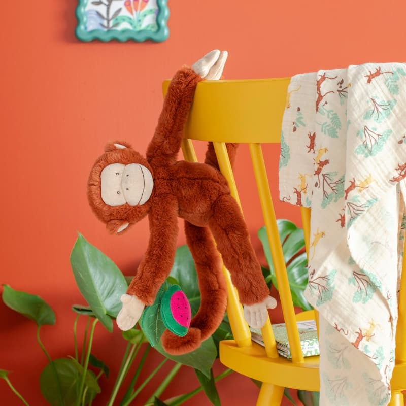 Singe Mochica d'Activites a Suspendre, marron la foret mawa moulin roty 26/01 — vue 1 sur 4
