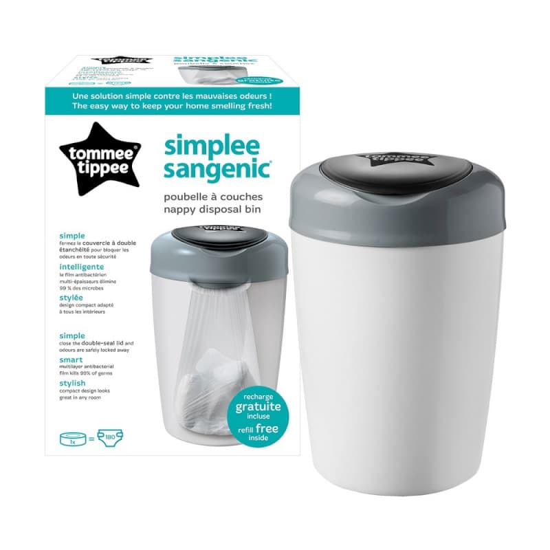 Bac a Couches Simplee Gris, tommee tippee gris — vue 1 sur 4