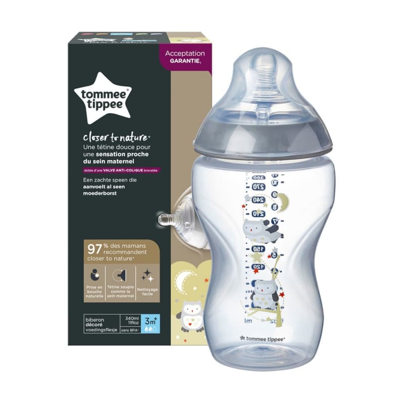 Biberon Ctn 340 Ml Deco Garcon, tommee tippee — vue 2 sur 2