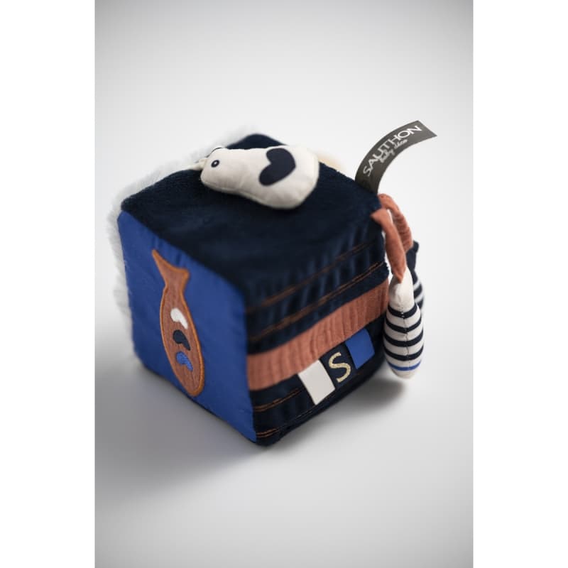 Cube d'Activites, baby sailor deco bleu — vue 2 sur 2