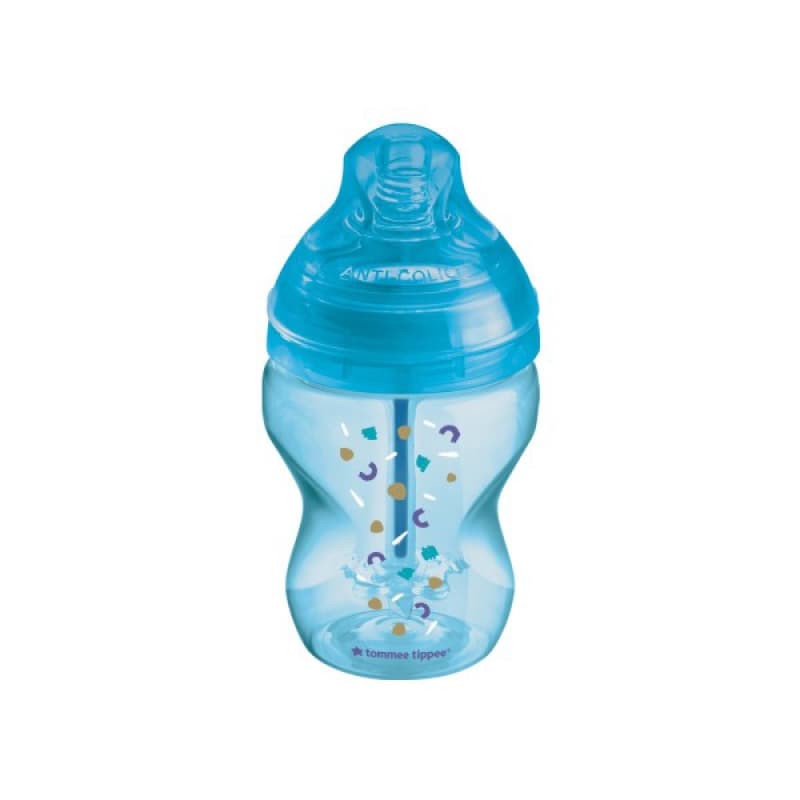 Biberon Aac 260ml X1 Decore Bleu, pippo le panda tommee tippee multicolore — vue 1 sur 3