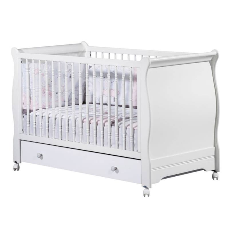 Little Big Bed Elodie Blanc, elodie blanc sauthon signature blanc l145 h94 p77 — vue 4 sur 4
