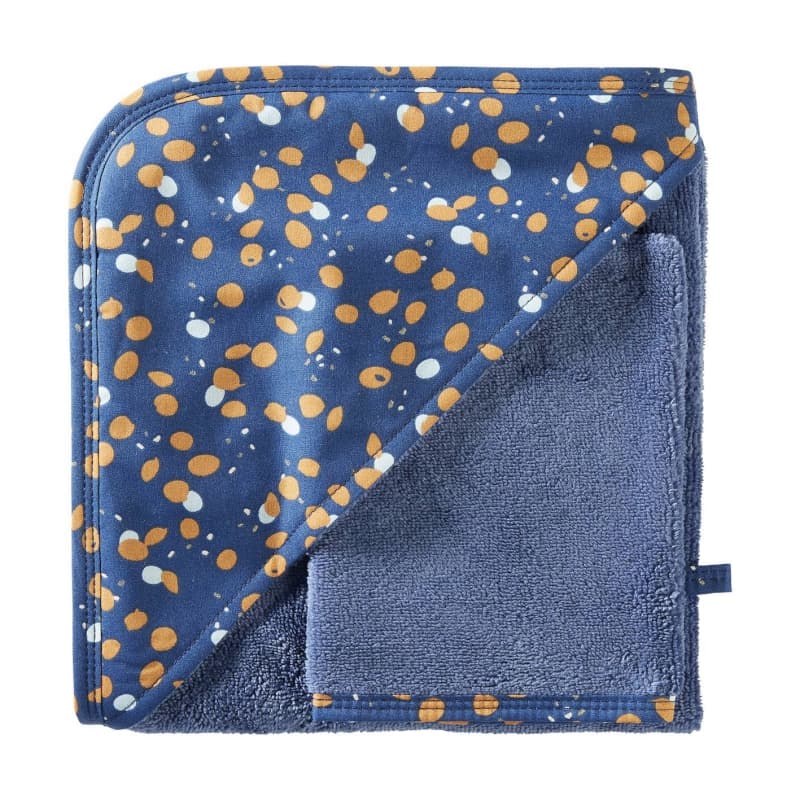 Cape de Bain + Gant - Stardust, stardust indigo/lagon/camel 0-24 mois per — vue 1 sur 4