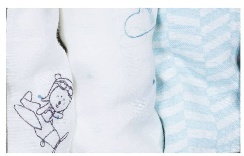 Langes 70x70cm Lot de 3 New, lazare sauthon babywear 16 x 16 x 32,5 — vue 1 sur 3