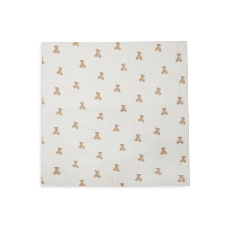 Lange Gaze de Coton Large X2, teddy bear jollein 24/09 — vue 2 sur 2