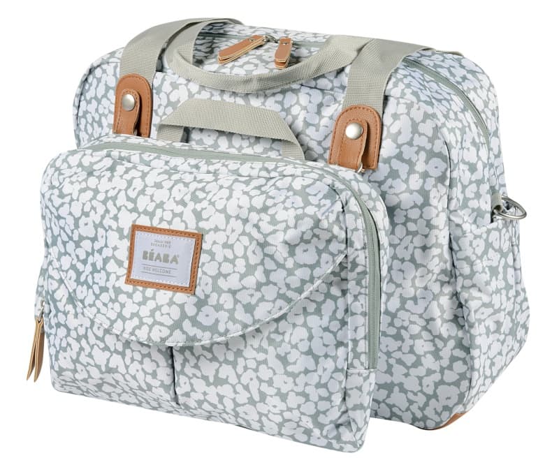 Sac a Langer Geneve Cherry Blossom, vert — vue 3 sur 4