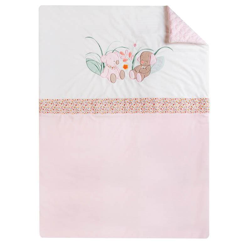 Couverture 100 X 135 Cm Iris et Lali, iris&lali nattou rose 100x135cm per
