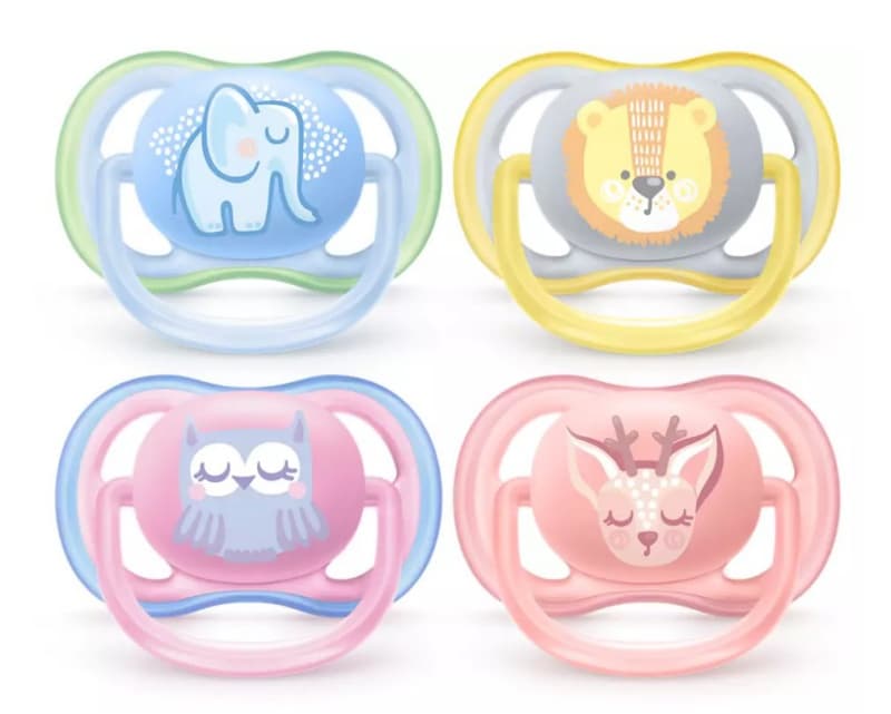 Sucettes Ultra Air 0-6m Mixte Animaux, philips avent