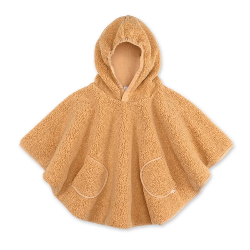 Poncho Teddy Outside + Jersey, ocre 9-36m bemini 25/08 — vue 1 sur 5
